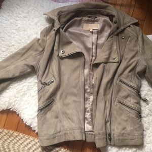 Michael Kors suede Moto Jacket